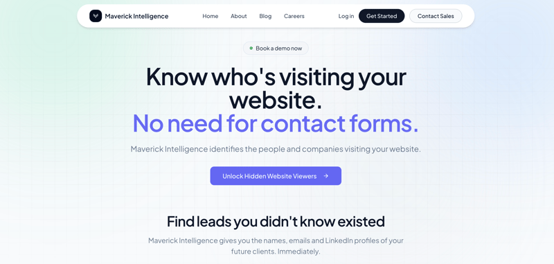 ⚡ How is this Start-Up Getting you the Contact Details of your Website Visitors?