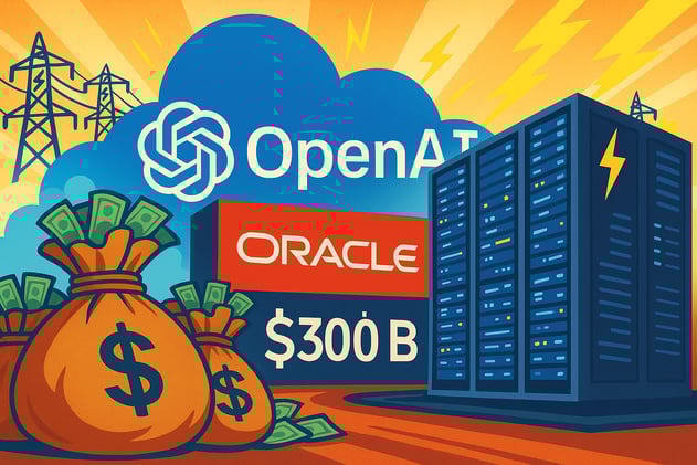 OpenAI signe un accord de 300 milliards de dollars avec Oracle pour son cloud