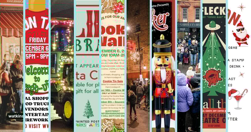 A Small Crowd of Santas Walk Into A Bar...