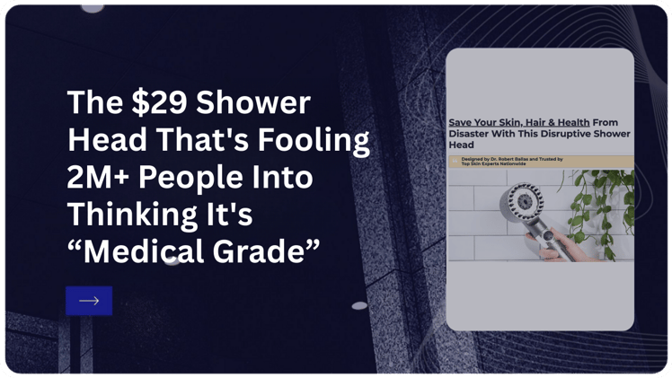 The $29 Shower Head That’s Fooling 2M+ People Into Thinking It’s “Medical Grade”: IonDrops Funnel Breakdown