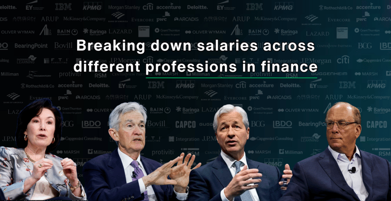 The highest paying jobs in finance