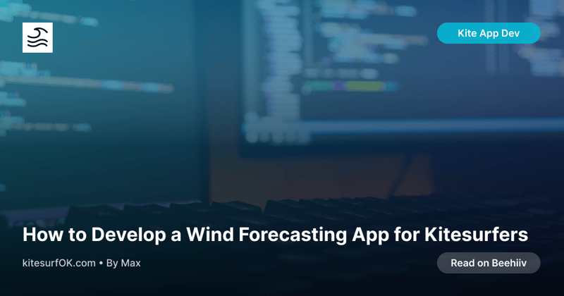 How to Develop a Wind Forecasting App for Kitesurfers