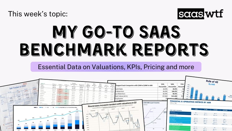 My Go-To SaaS Benchmark Reports