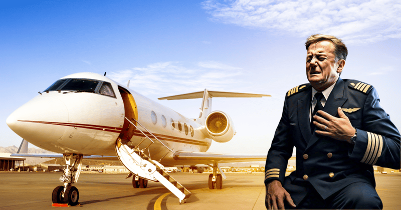👑 Hero Passenger Lands Plane as Pilot Has a Heart Attack