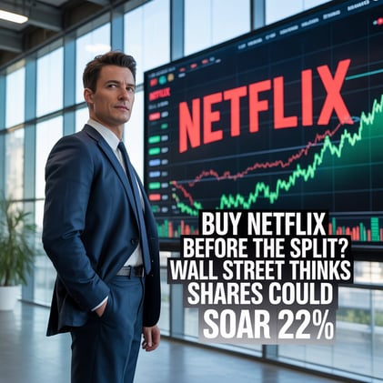 💥Buy Netflix Before the Split? Wall Street Thinks Shares Could Soar 22%