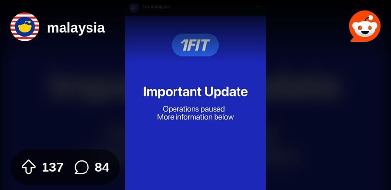 Why I can't laugh at 1Fit's collapse