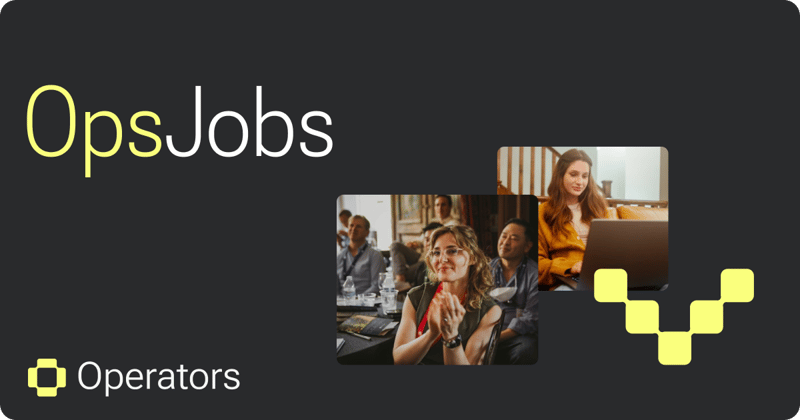 007 OpsJobs |  New CoS Framework + Fresh Ops Roles (Notion, Adobe, Rippling)