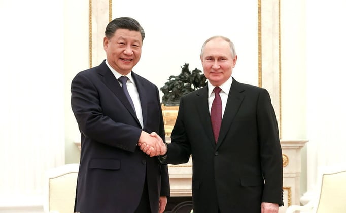 🤝 Xi Jinping rend visite à son "cher ami" Vladimir Poutine.
