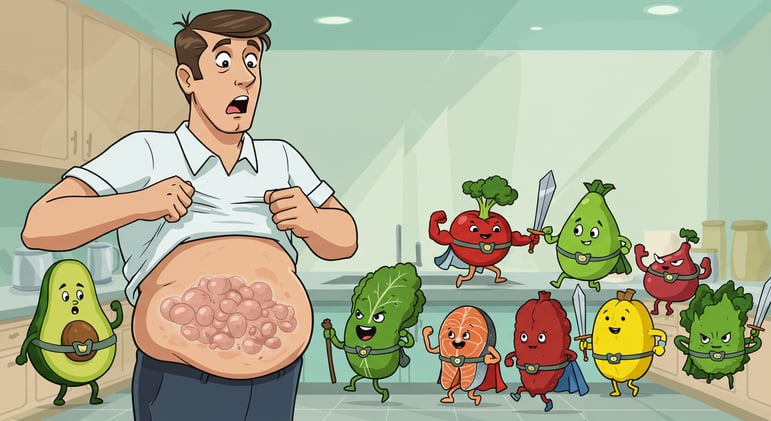  🧠The 'deep fat' around your organs is KILLING you (these 8 foods dissolve it fast)