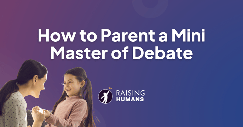 How to Parent a Mini Master of Debate