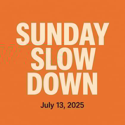 July 13, 2025 – Daily Recap