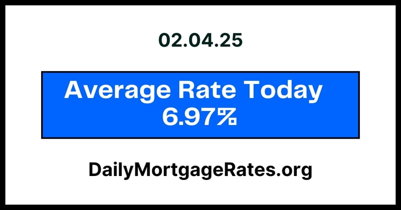 Daily Mortgage Rates For Tuesday, February 4th, 2025