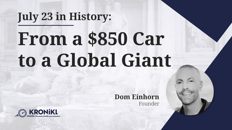 From a $850 Car to a Global Giant