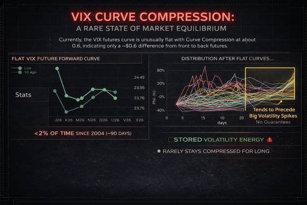 VIX Curve Compression: A Rare Volatility Setup