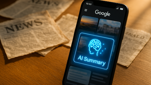 🤖Is Google About to Kill News Sites? AI Summaries Have Arrived