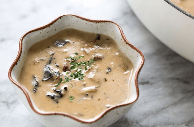 Creamy Wild Mushroom Soup