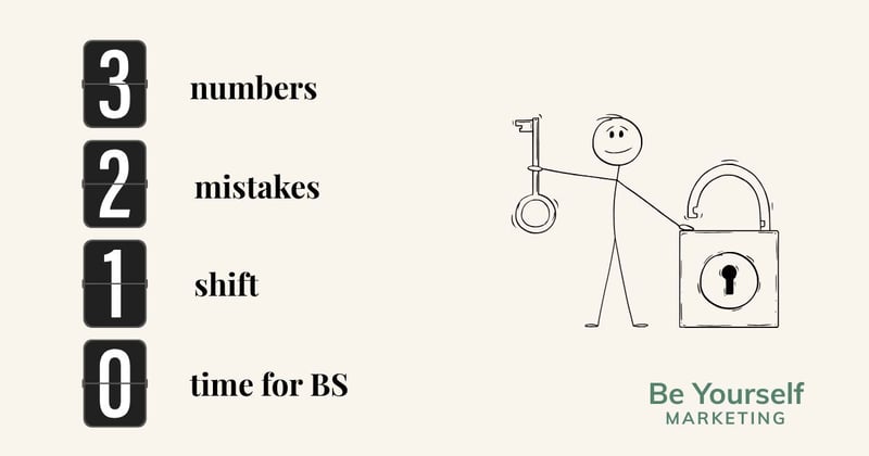 [🐝U] 3 #s. 2 mistakes. 1 shift. 0 BS