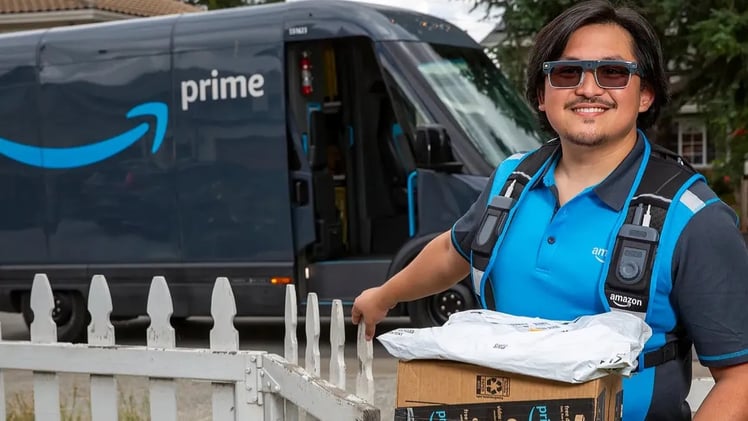 🚚 Nuevas gafas inteligentes de Amazon para repartidores futuristas