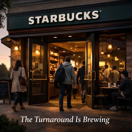 ☕ Resilient Trader Trade Idea: The Great Starbucks Turnaround Is Brewing