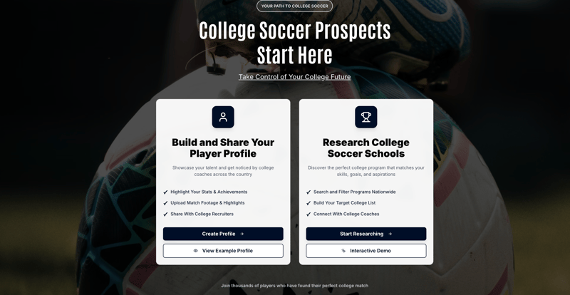 So You Want To Play College Soccer? - You Don't Have a Talent Problem. You Have a Targeting Problem!