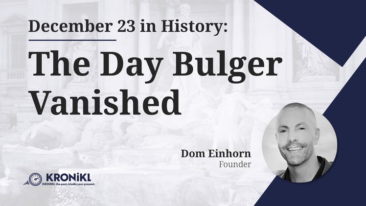 The Day Bulger Vanished