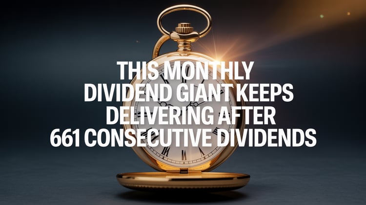 This Monthly Dividend Giant Keeps Delivering After 661 Consecutive Dividends