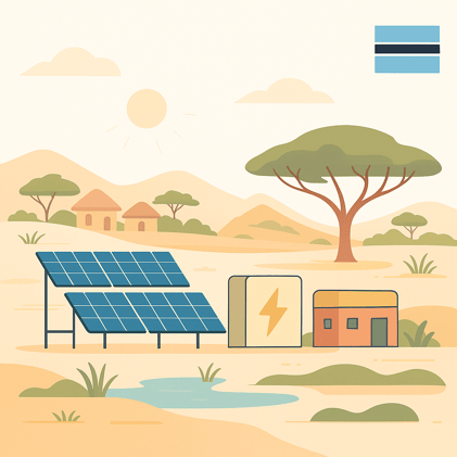 Botswana Powers Okavango with Solar