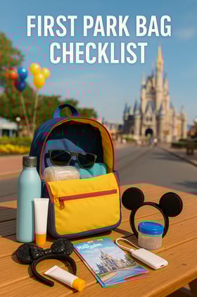🎒 First Park Bag Checklist