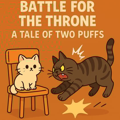 🐾Battle for the Throne: A Tale of Two Puffs🐾