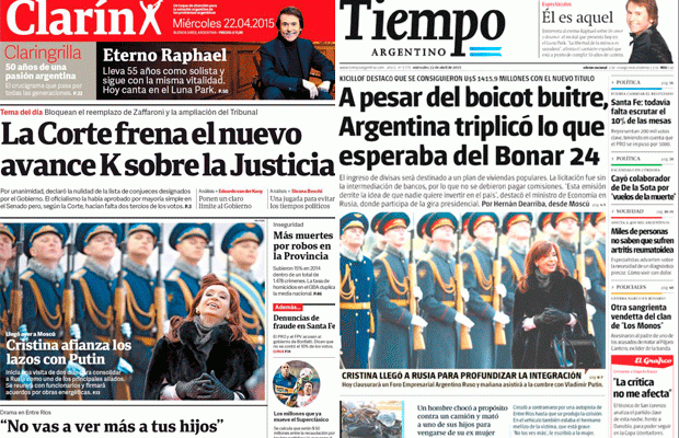 Faltan computar 200.000 votos en Santa Fe, la Corte rechazó lista de conjueces, el Bonar 2024  fue un éxito, condenan a Mursi a 20 años de prisión, clasificó Estudiantes