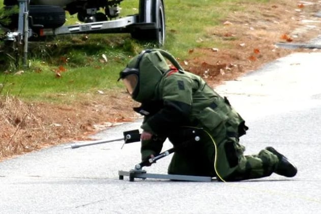Unidad Antibombas estuvo en Boston Common
