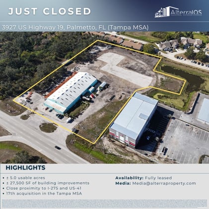 IOS Daily - May 12 - Alterra buys 5 AC IOS in Tampa metro area