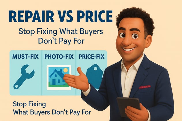 Fortes Seller’s Minute: Repair vs. Price (Stop Fixing What Buyers Don’t Pay For)