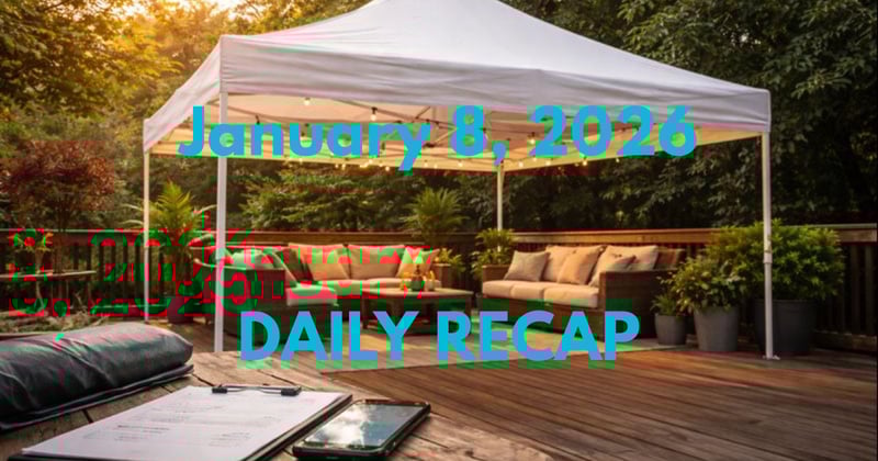 January 8 – Daily Recap