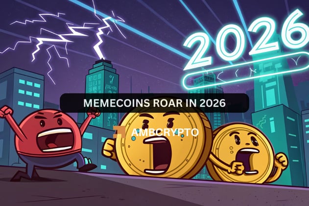 Memecoins roar in 2026