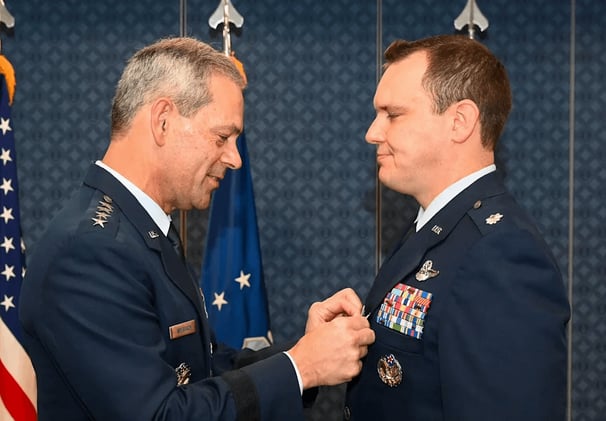 Air Force Commander Earns Silver Star After Braving Missile Barrage in Middle East