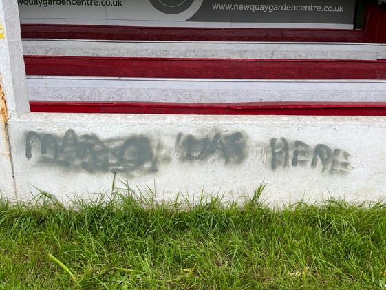 April 19 - Newquay AFC Vandalised