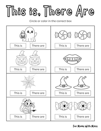 Halloween: This is, There Are Worksheet