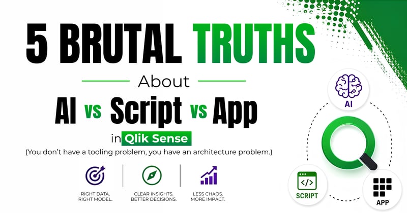 5 Brutal Truths About AI vs Script vs App in Qlik Sense 