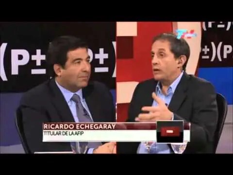 El video de Echegaray diciendo que no se va a aumentar el 20% por compras con tarjeta