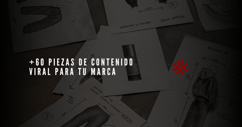 +60 Piezas de contenido viral para tu marca de ropa