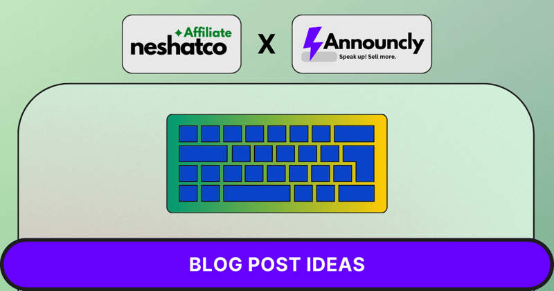 Blog post ideas for digital marketing audience & ecommerce owners to promote Announcly