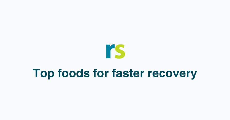 ๐10 Foods That Help You Recover Faster After a Run