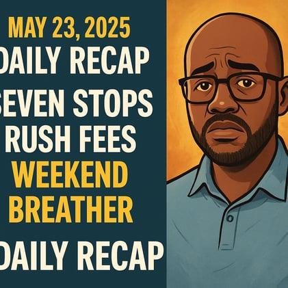 May 23, 2025 - Daily Recap