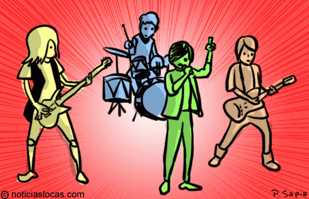 Banda de rock la rompe con show de 8 segundos