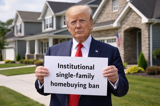 Trump is taking steps to 'ban large institutional investors from buying more single-family homes'—5 ways it could affect the housing market