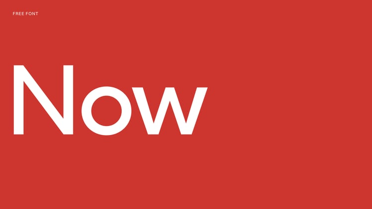 Free Font (No145) – Now