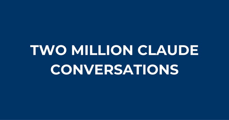 Anthropic’s 2M Claude conversations