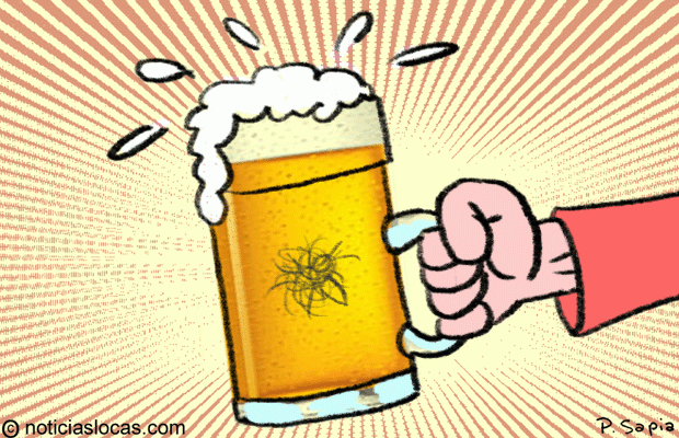 Lanzan una cerveza hecha de pelusa de ombligo