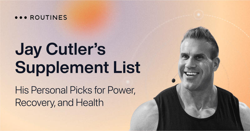 How Did Jay Cutler Use Supplements to Build a Champion Physique?